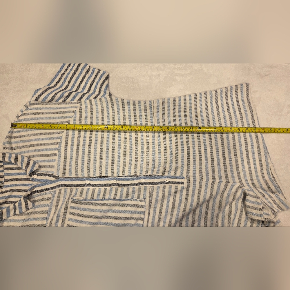 Free People Striped Button-Up Romper Size M. - Picture 12 of 15